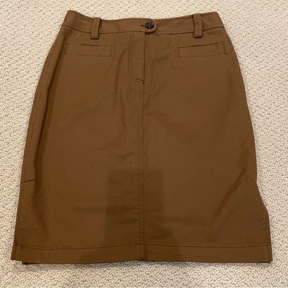 EUC ETCETERA Rich chestnut Etcetera skirt Sz. 2 - Picture 1 of 4